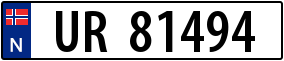 Truck License Plate